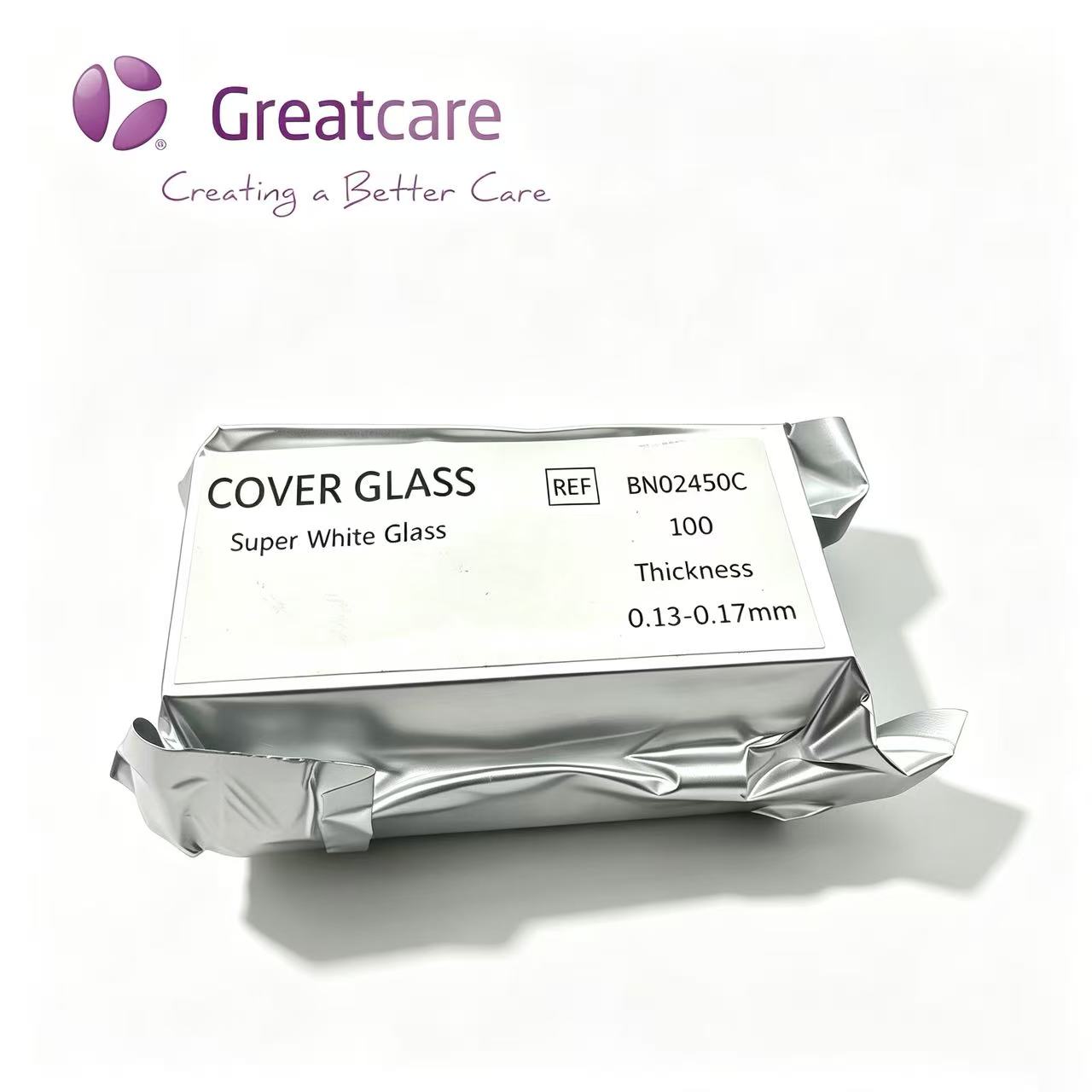 Покривне скло Super White Glass 24х50 мм